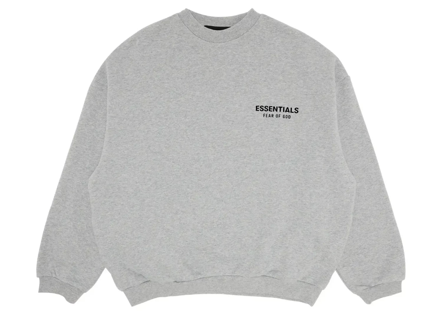 Essentials Pullover Hoodie Applique Logo Dark Slate Stretch Limo Black