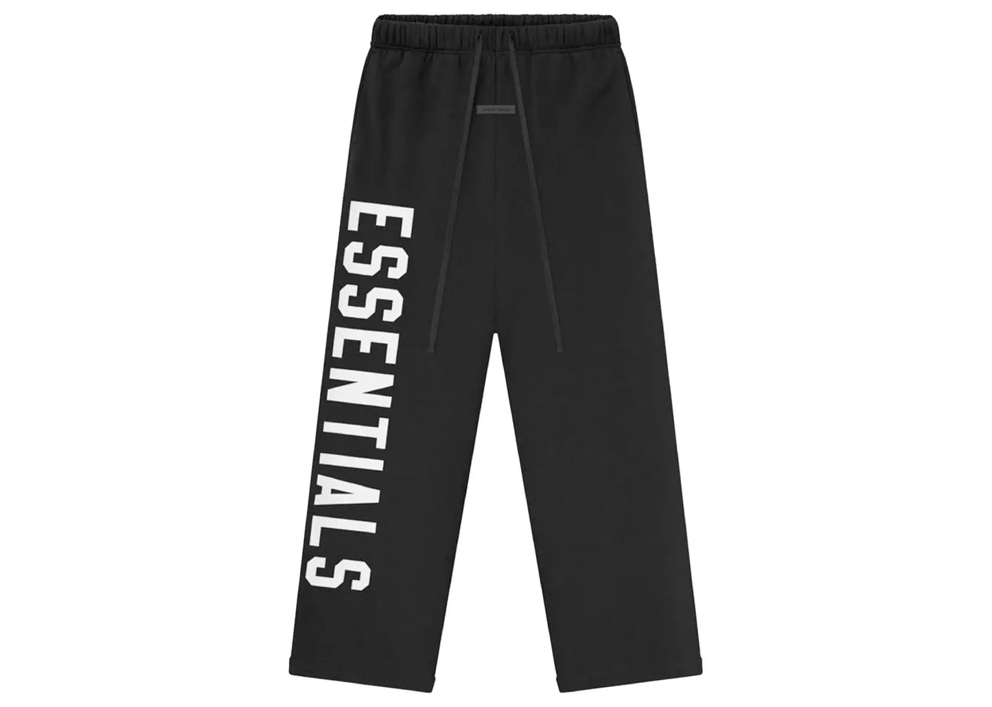 Essentials Arch Logo Hoodie Jet Black