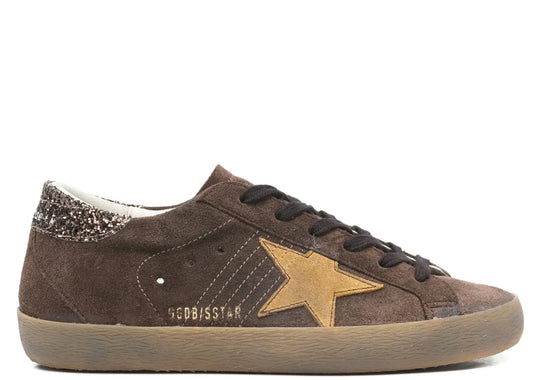 Super-Star Brown Suede Glitter Star (W)