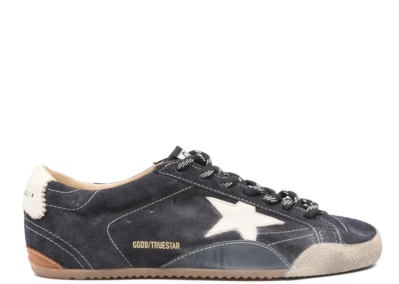 True-Star Dark Blue Suede White Nappa Star Heel (W)