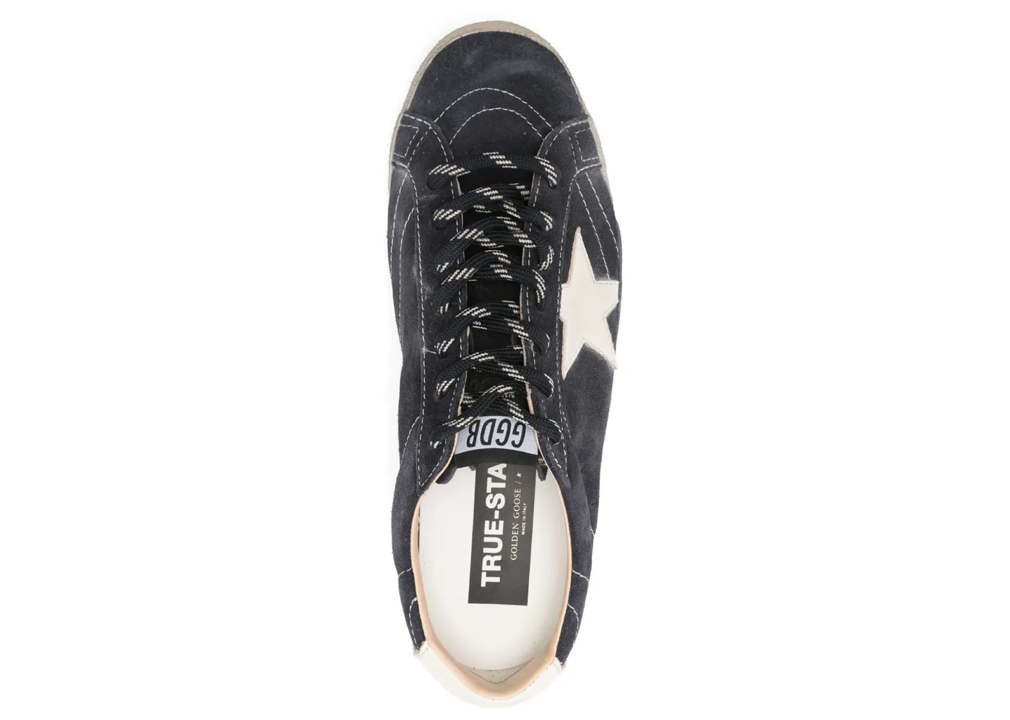 True-Star Dark Blue Suede White Nappa Star Heel (W)