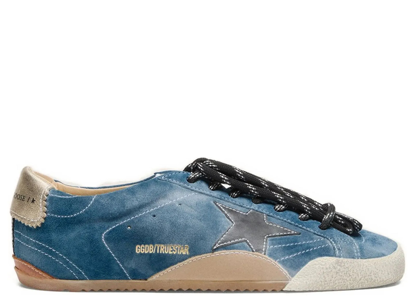 True-Star Teal Suede Black Star Cream Heel (W)