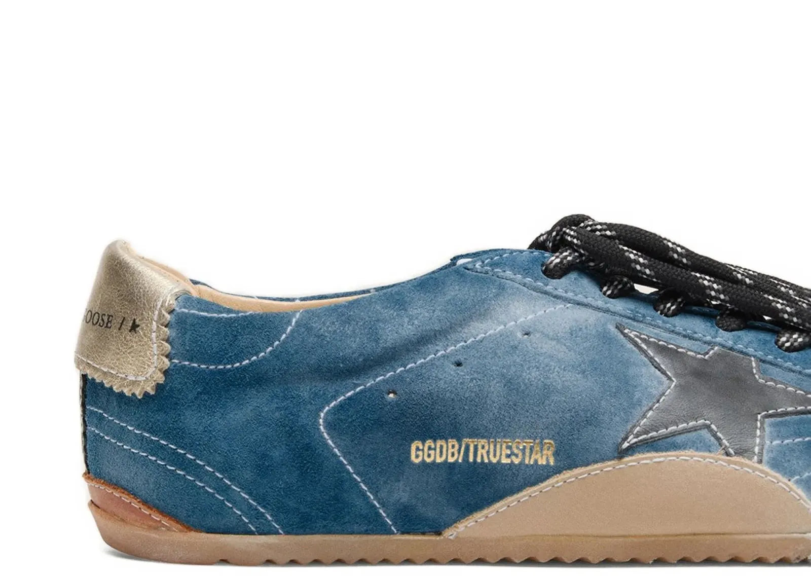 True-Star Teal Suede Black Star Cream Heel (W)