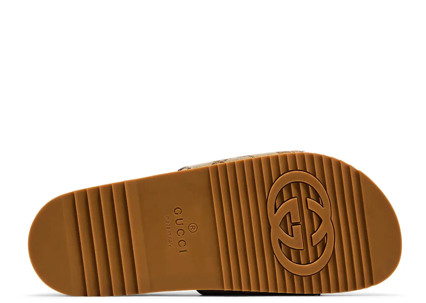 GG Slide Beige Canvas