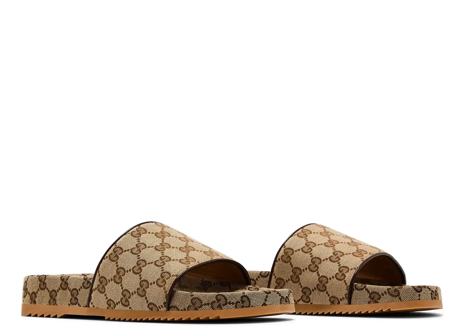 GG Slide Beige Canvas