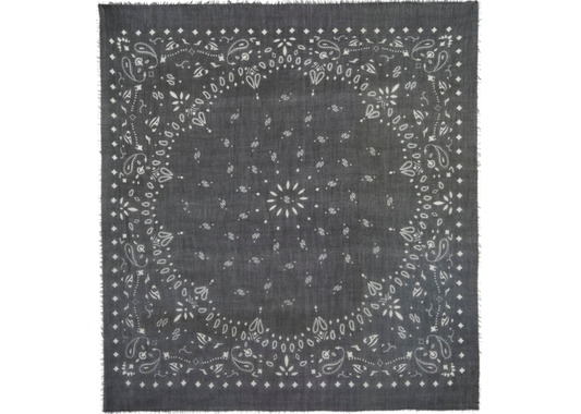 Extra Large Cashmere Bandana Effy Black