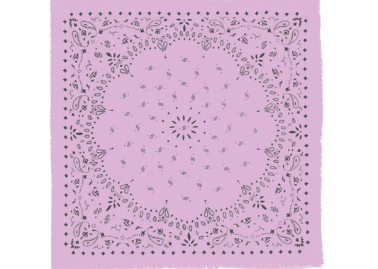 Extra Large Cashmere Bandana Effy Morning Pink
