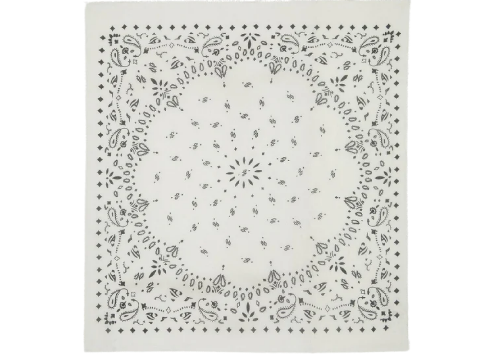 Extra Large Cashmere Bandana Effy White