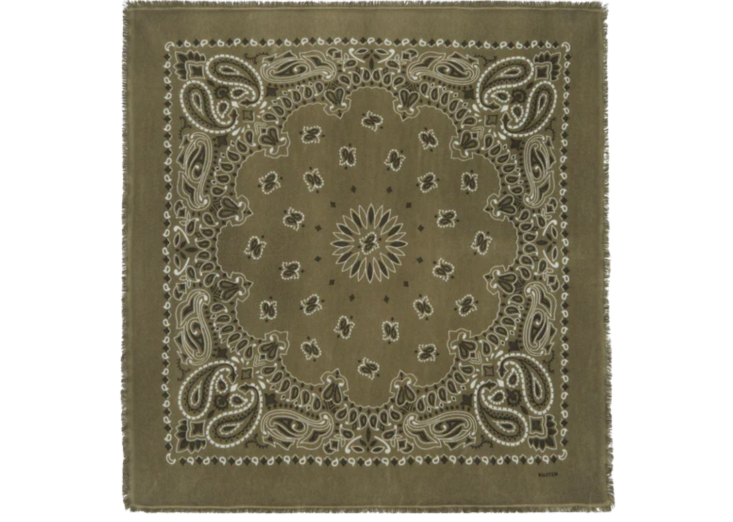 Large Cashmere Bandana Hachiko Bico Cactus