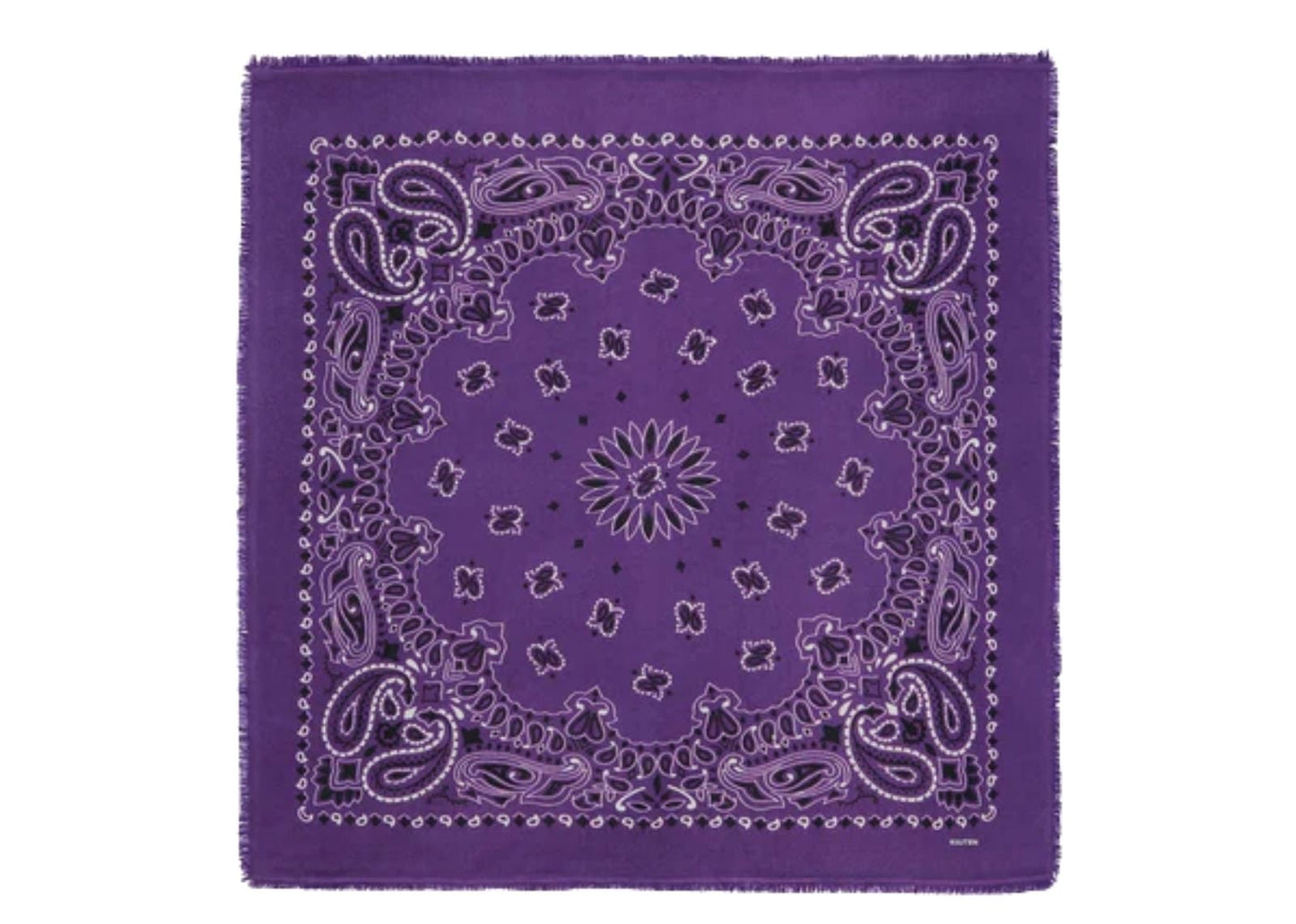 Small Cashmere Bandana Hachi Bico Purple