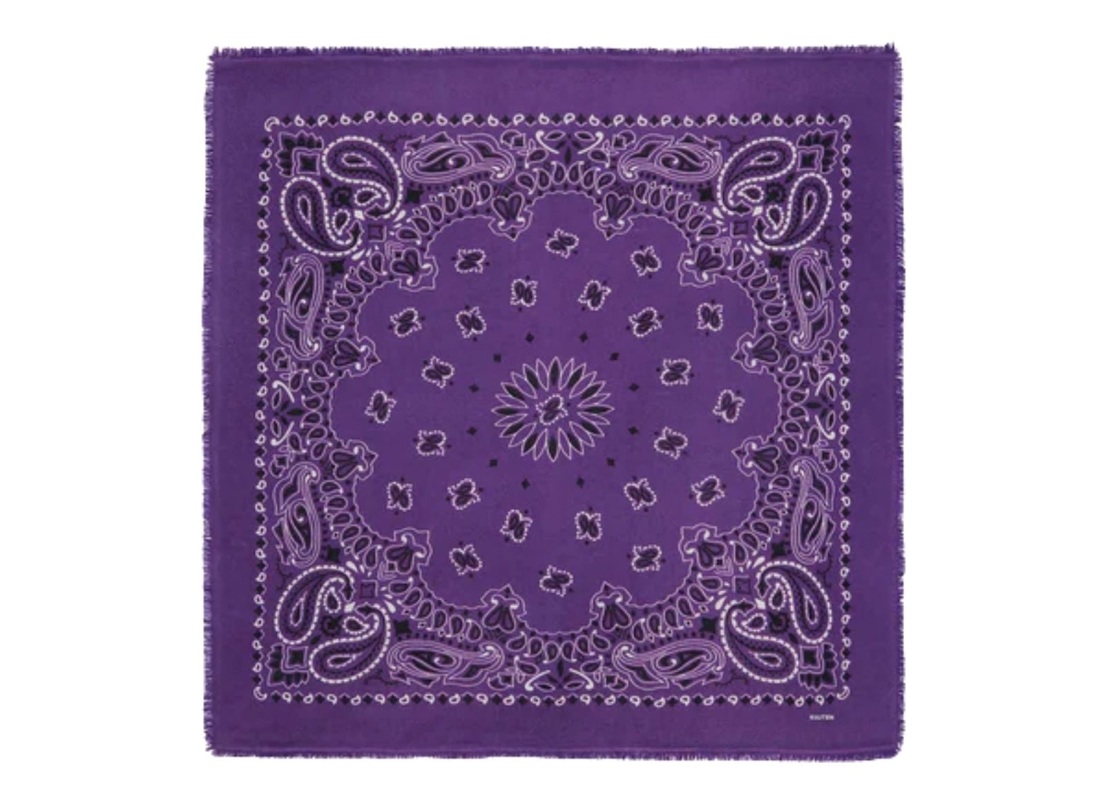 Small Cashmere Bandana Hachi Bico Purple