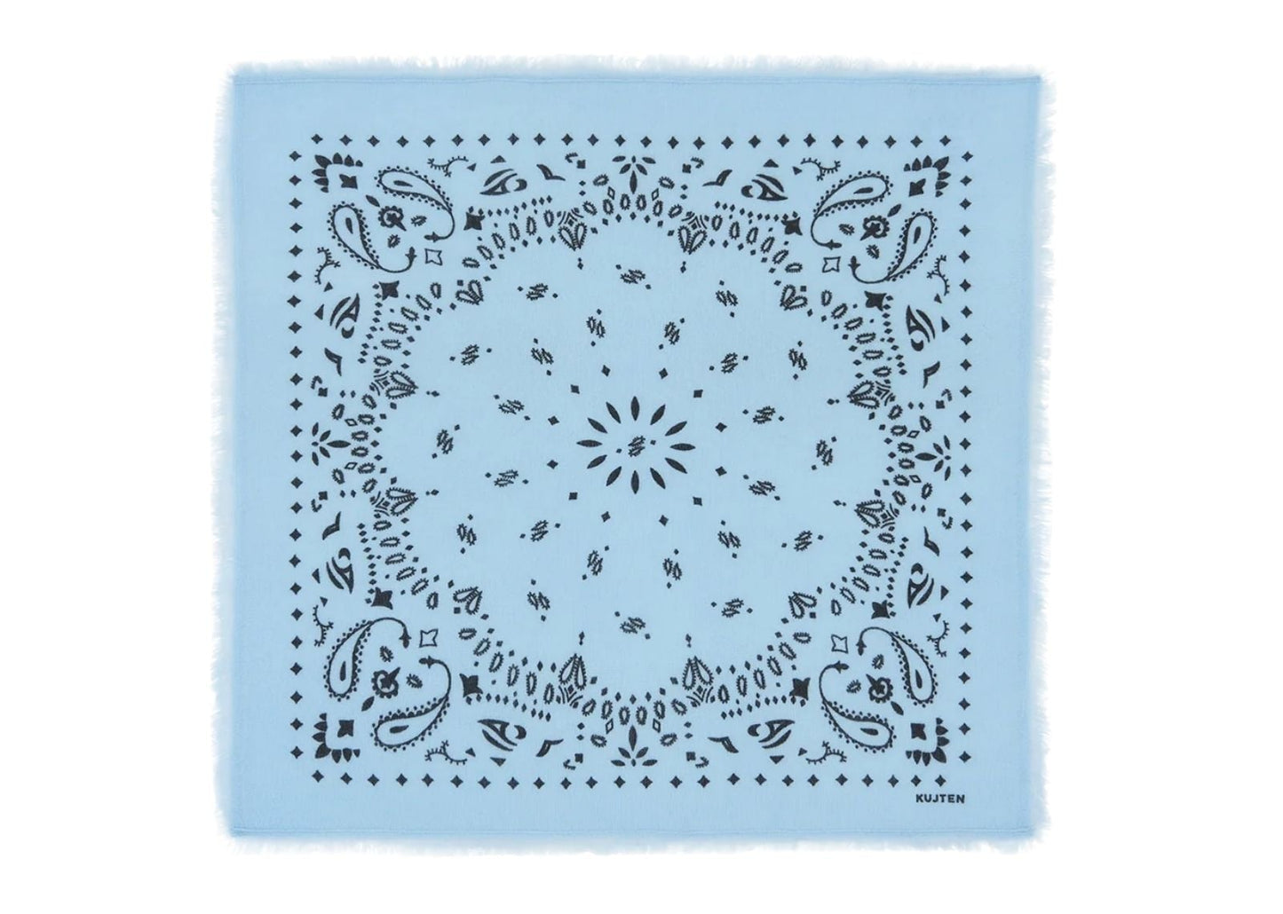 Small Cashmere Bandana Hachi Zephyr Blue