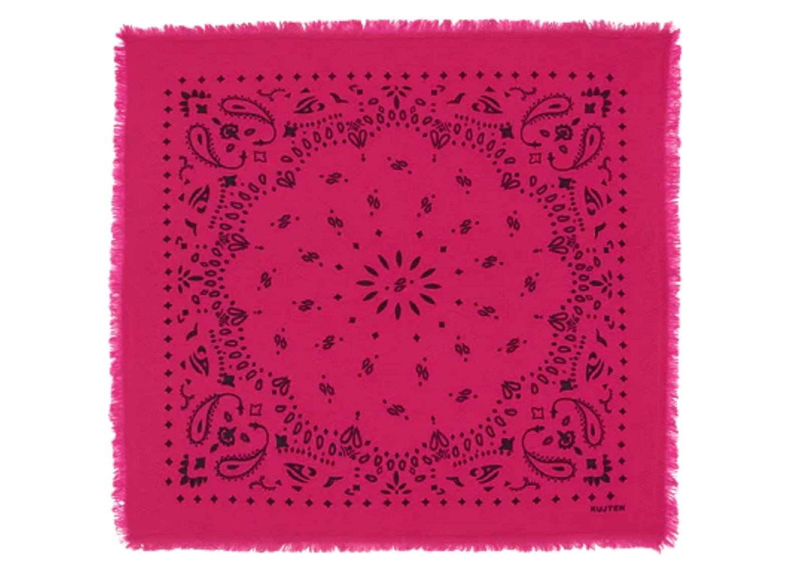 Small Cashmere Bandana Little Hachi Fuchsia