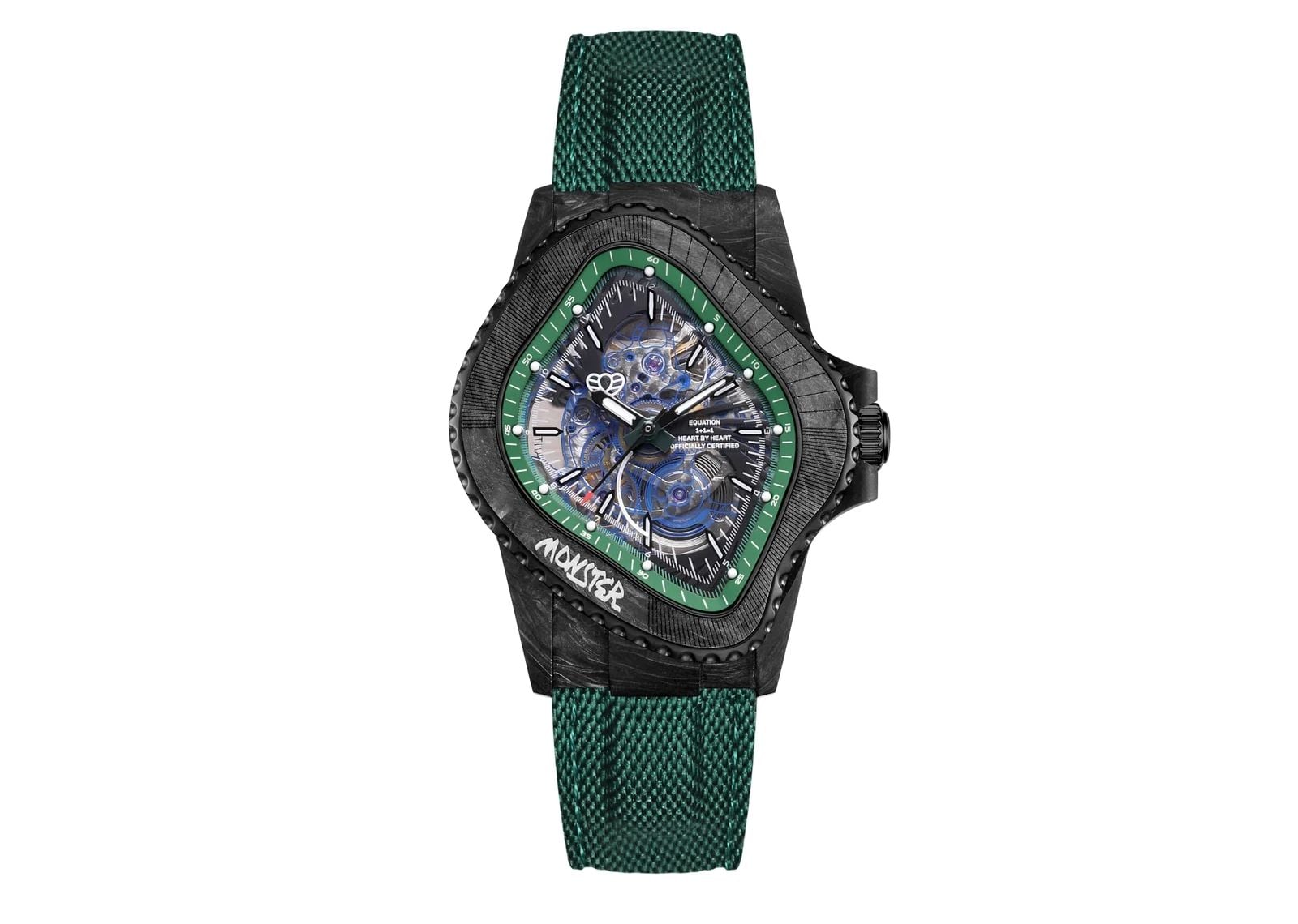 Black Carbon Fiber Resin Composite Green