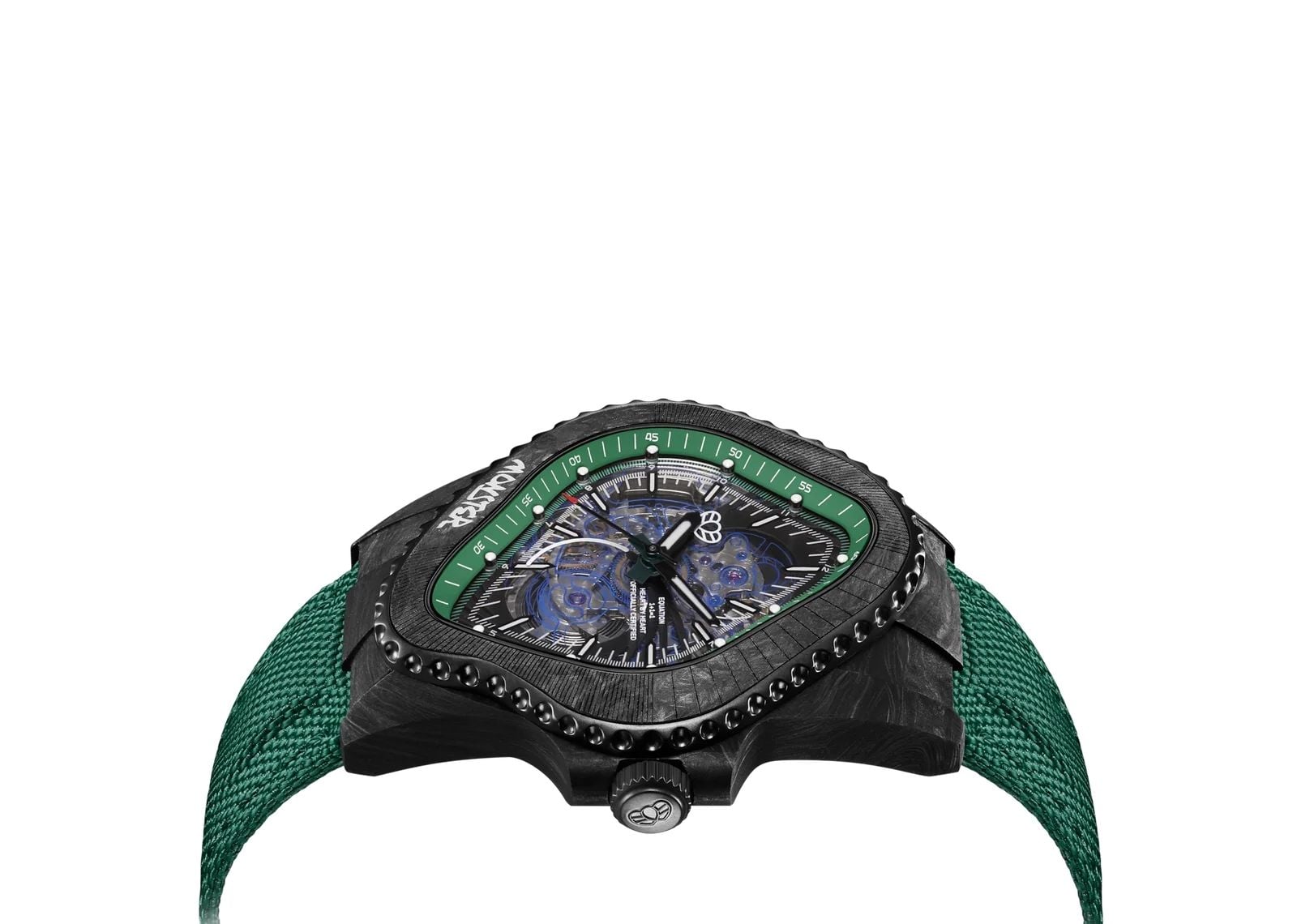Black Carbon Fiber Resin Composite Green