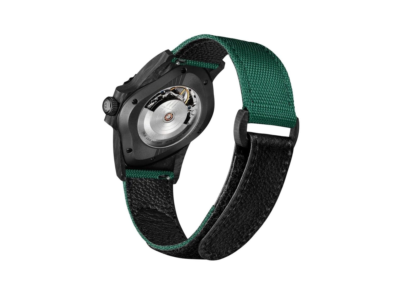 Black Carbon Fiber Resin Composite Green