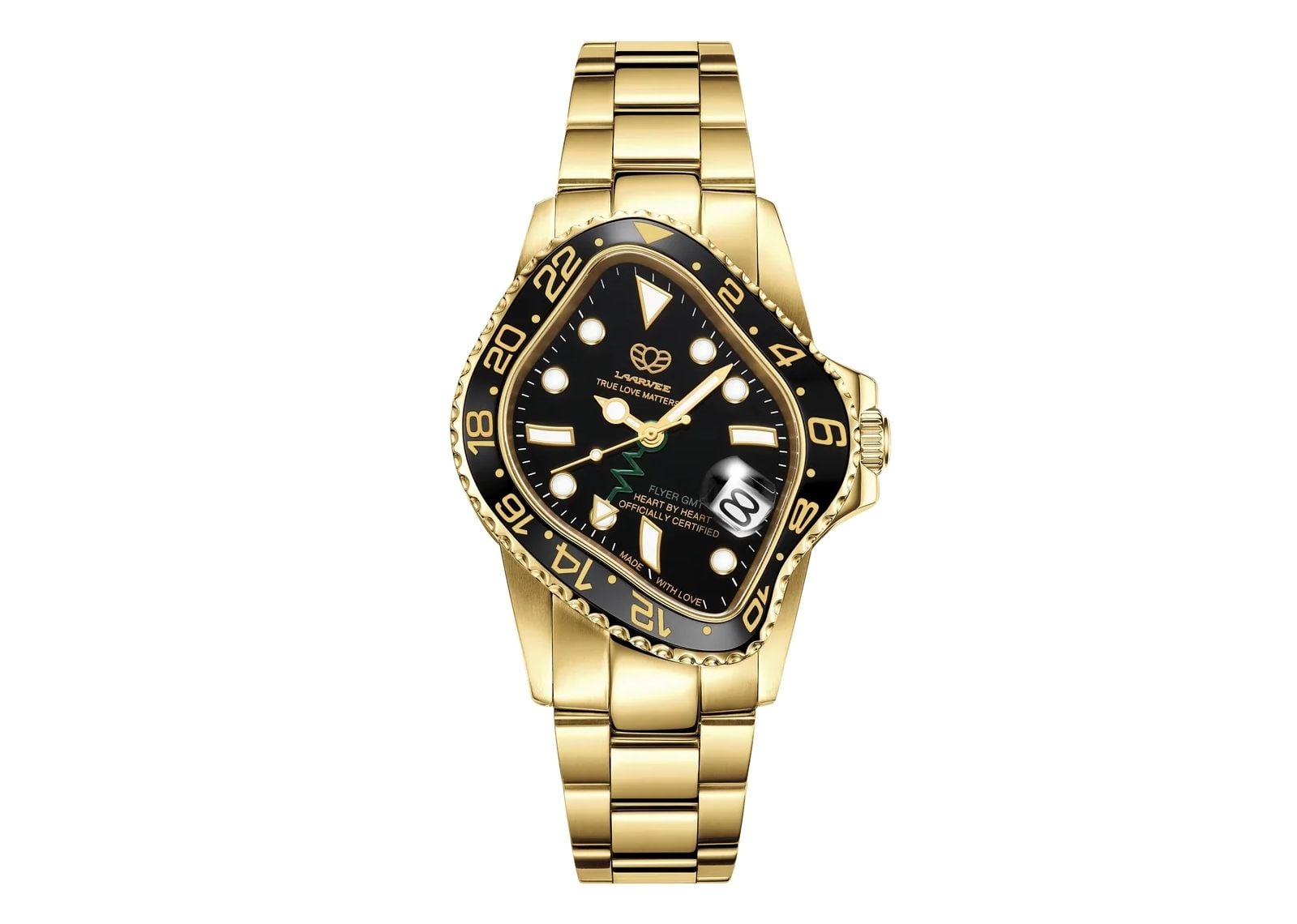 Golden Precision Steel Black Black & Black GMT