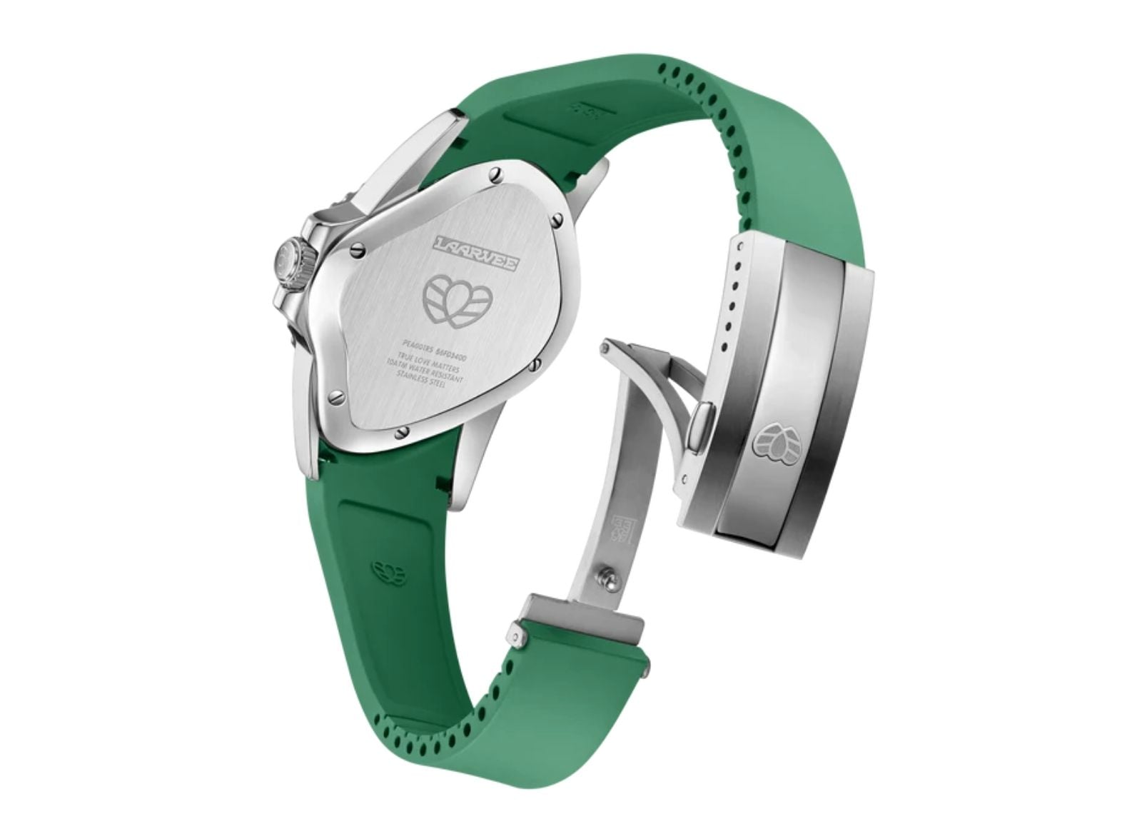 Green Fluoroelastomer Strap Green & Green