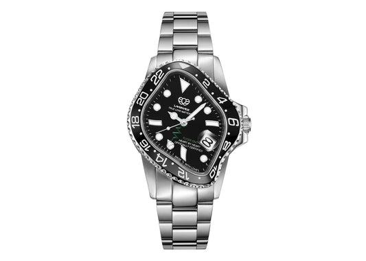 Silver Precision Steel Black Black & Black GMT