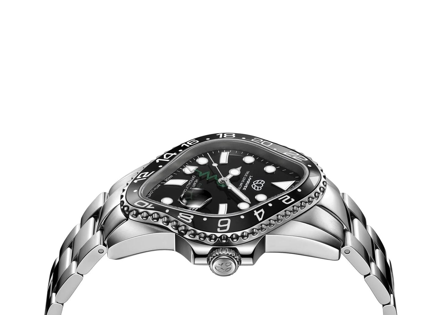 Silver Precision Steel Black Black & Black GMT