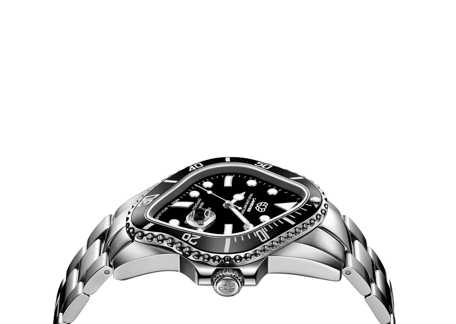 Silver Precision Steel Black & Black