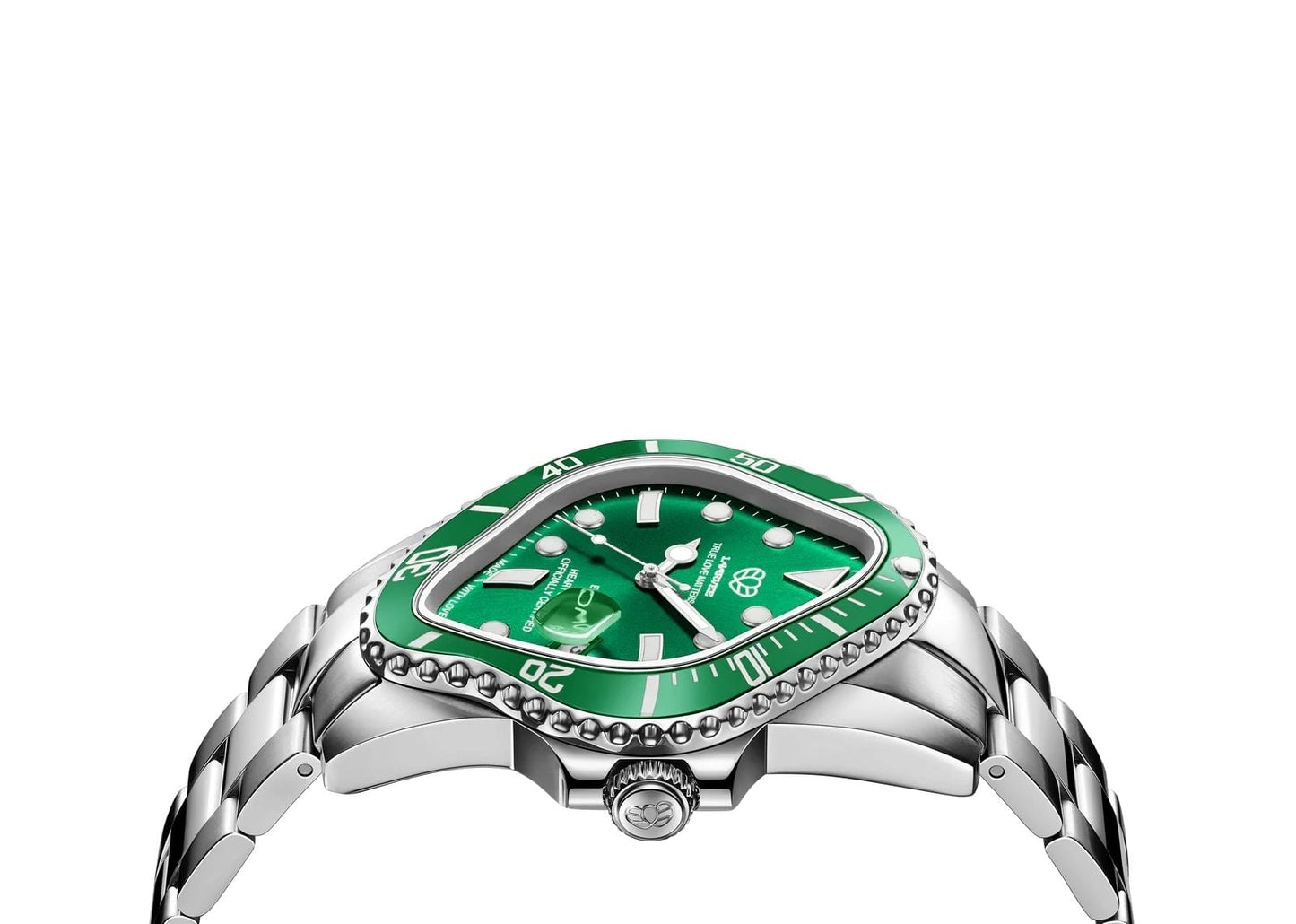 Silver Precision Steel Green & Green