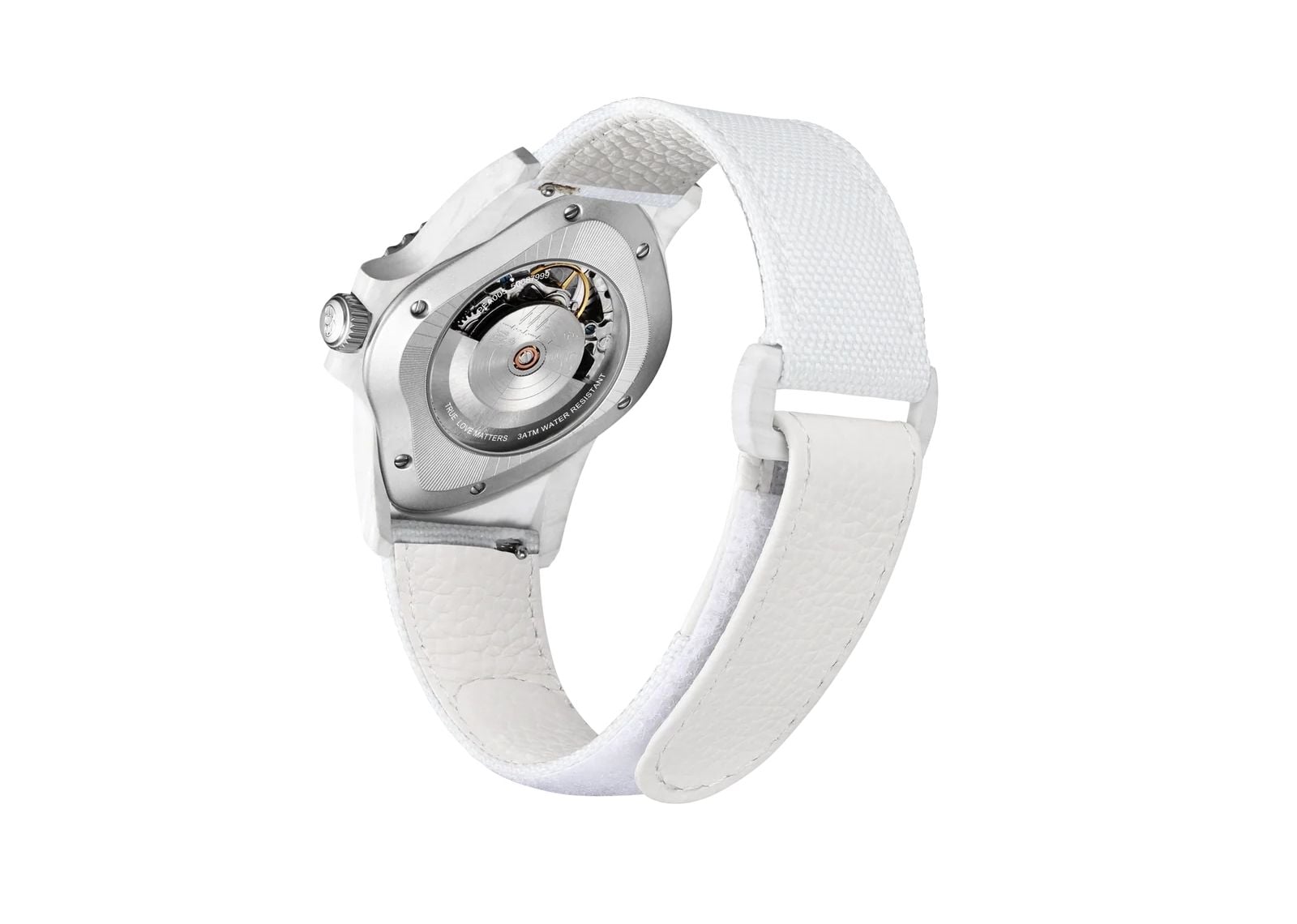 White Glass Carbon Fiber Resin Composite White