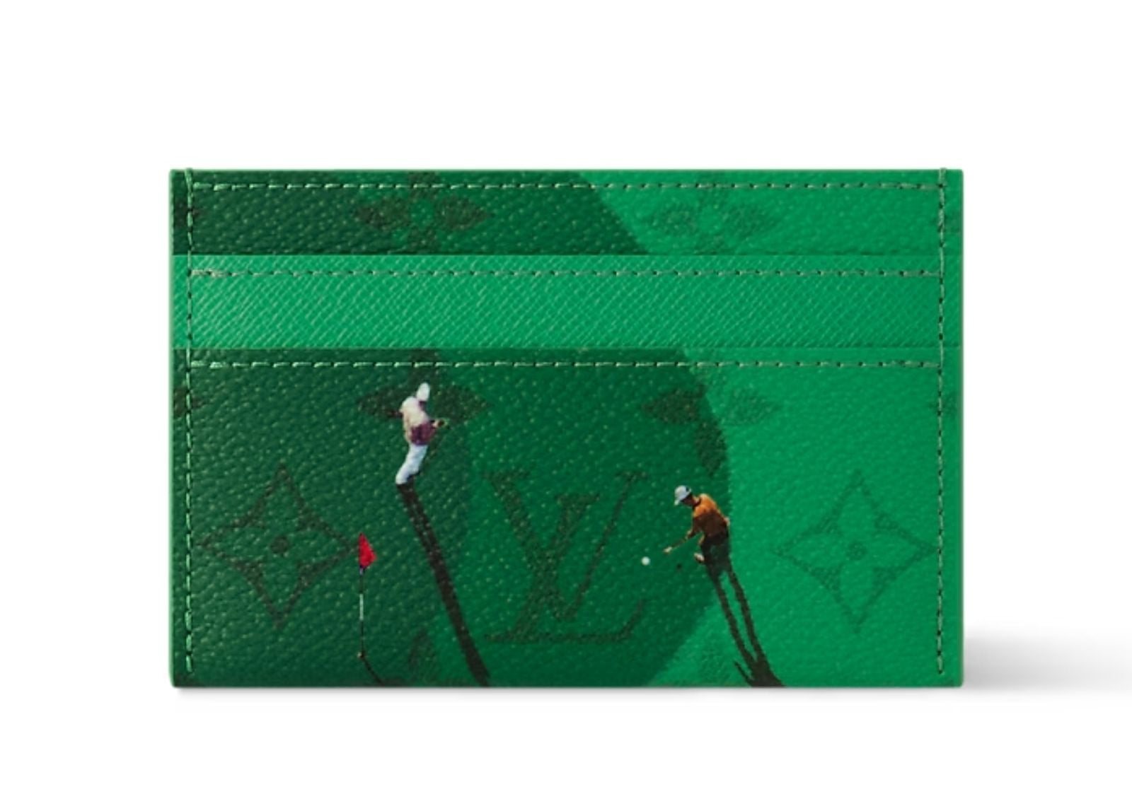 Double Card Case Green