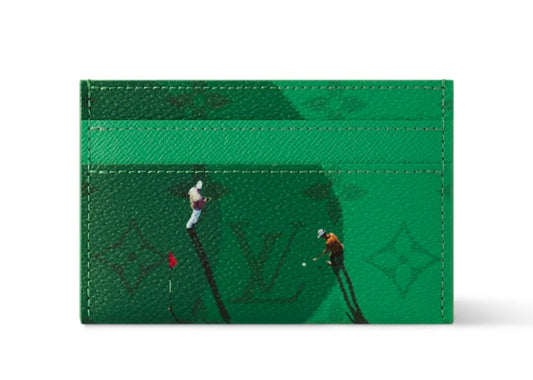 Double Card Case Green