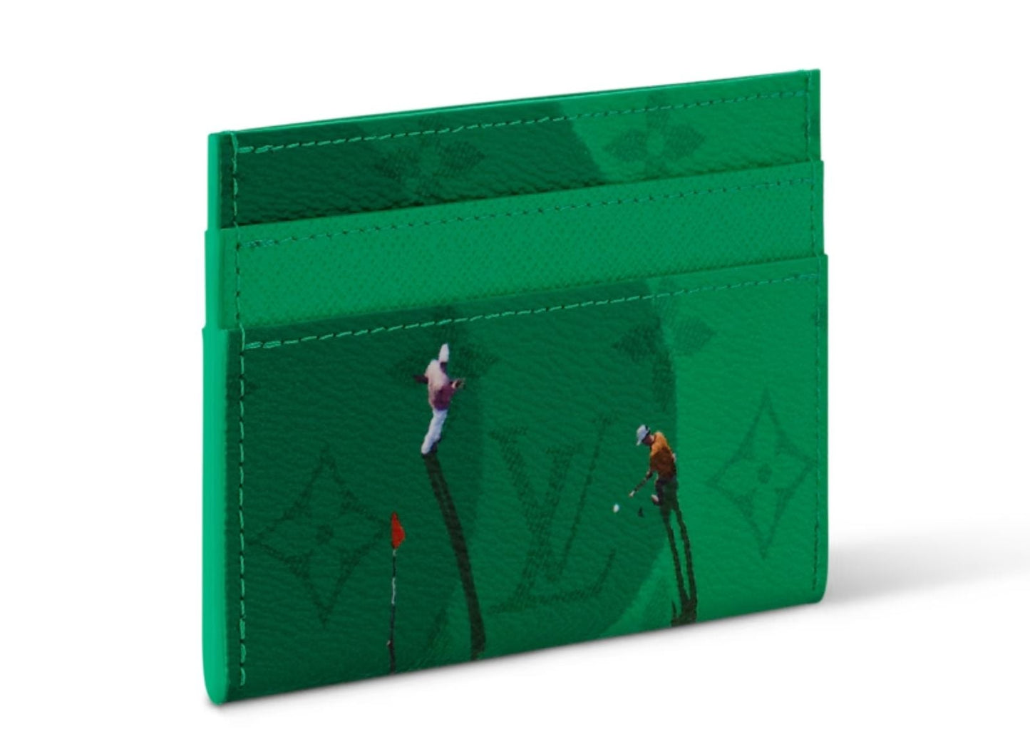 Double Card Case Green