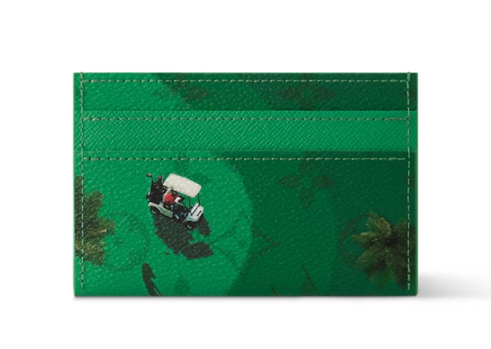 Double Card Case Green