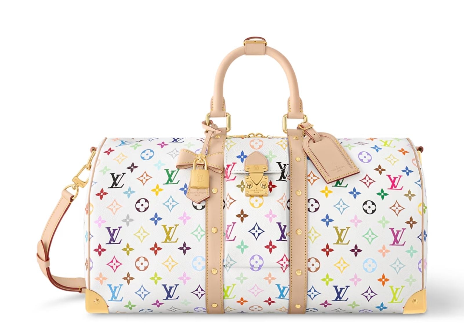 x Takashi Murakami Keepall Bandouliere 45 Multicolored