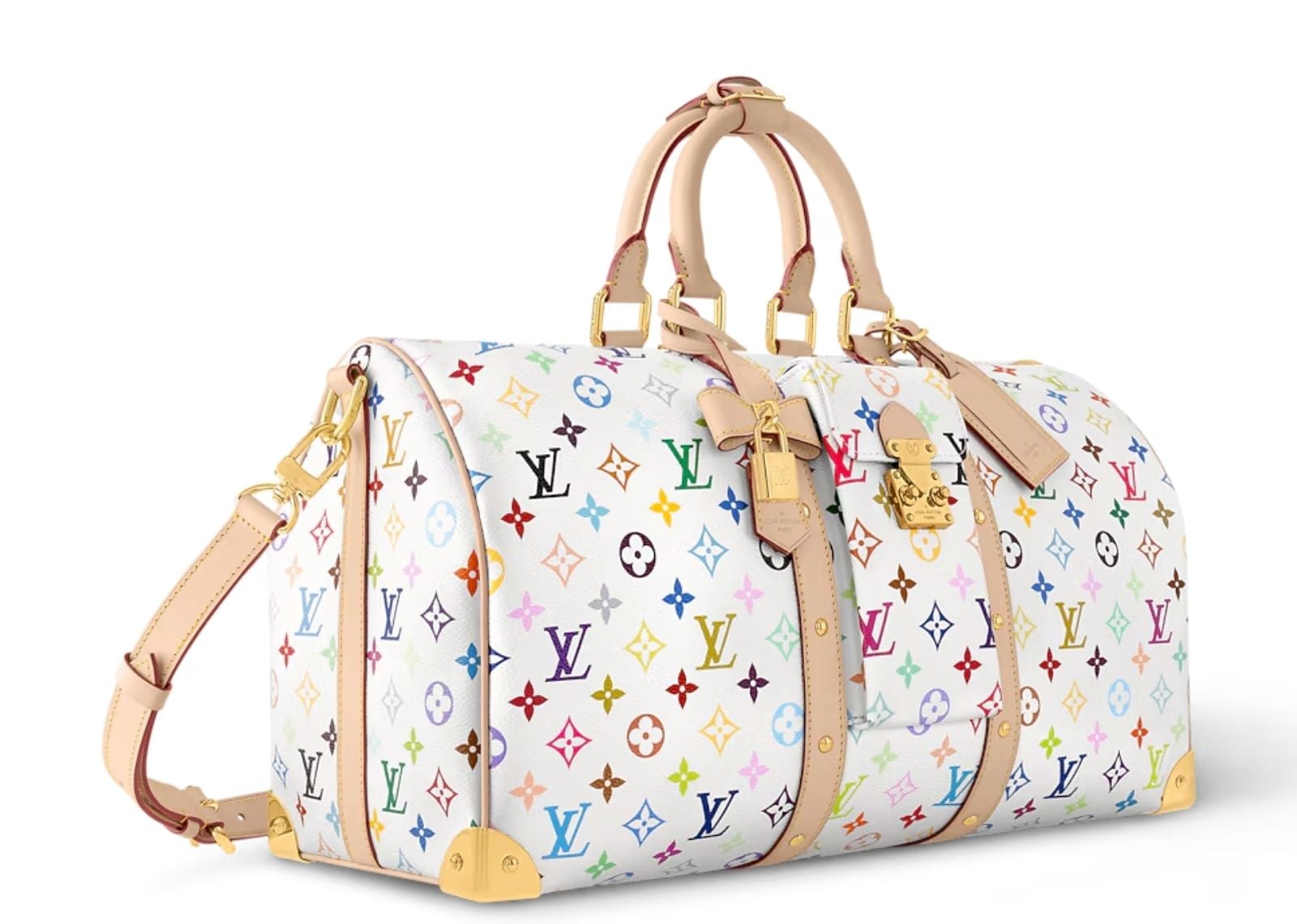 x Takashi Murakami Keepall Bandouliere 45 Multicolored