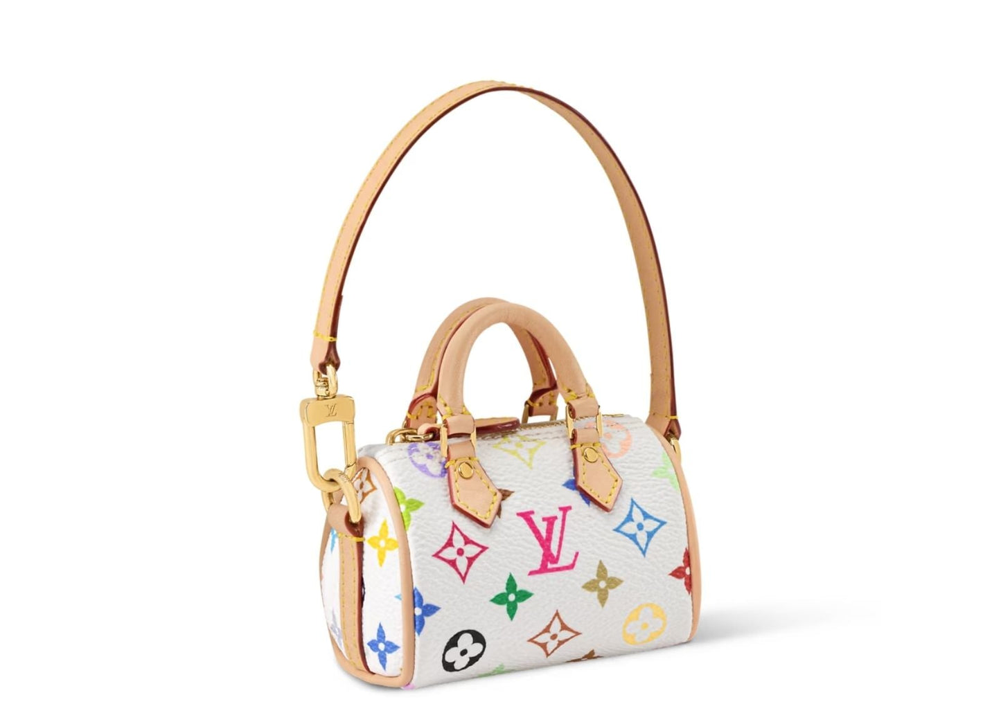 x Takashi Murakami Micro Speedy Bag Charm Multicolored