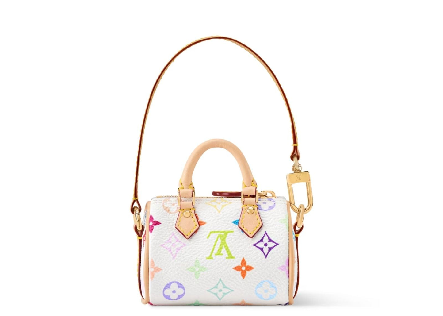 x Takashi Murakami Micro Speedy Bag Charm Multicolored