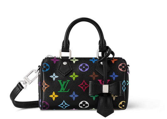 x Takashi Murakami Nano Speedy Black Multicolored