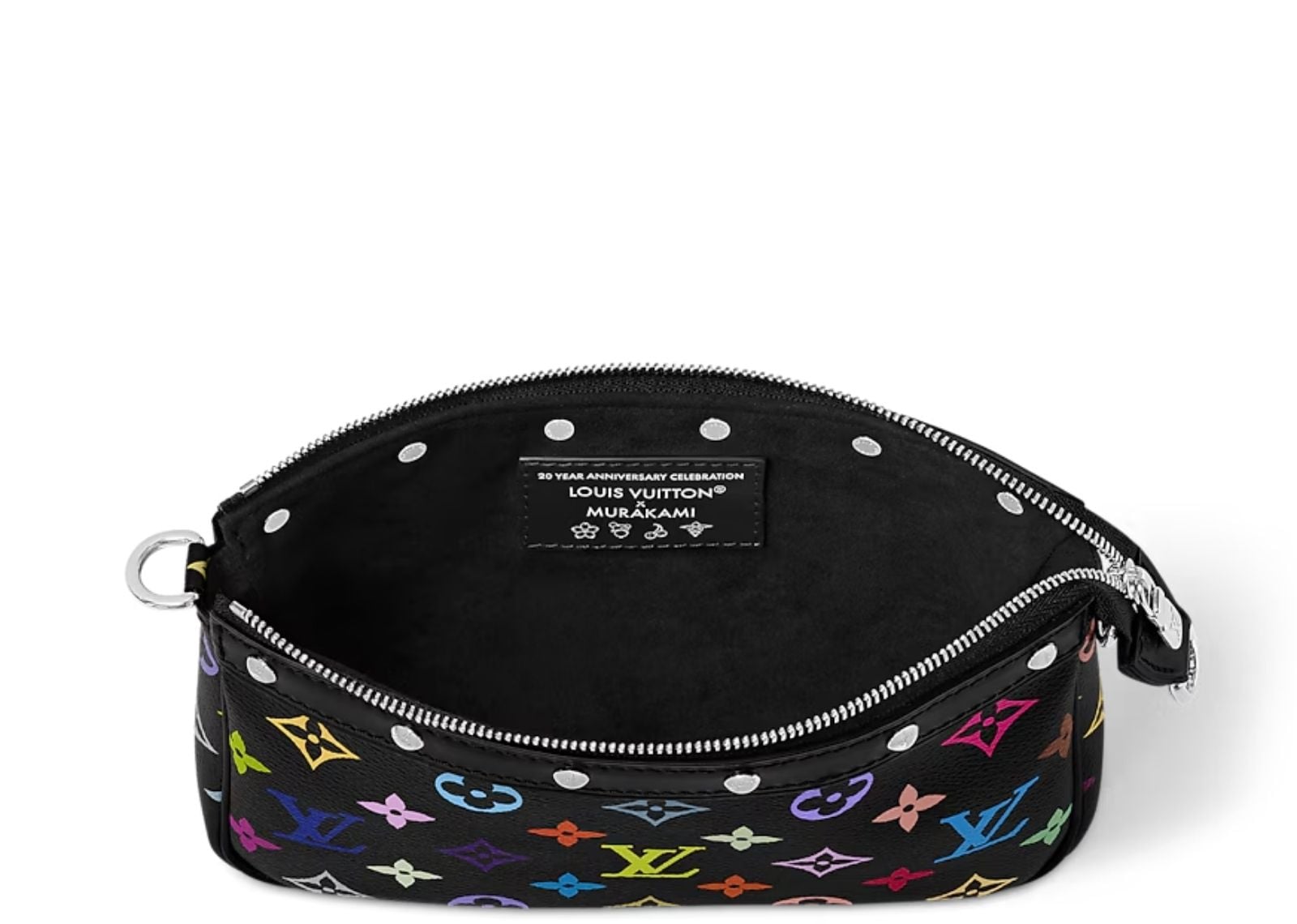 x Takashi Murakami Pochette Accessoires Black Multicolored