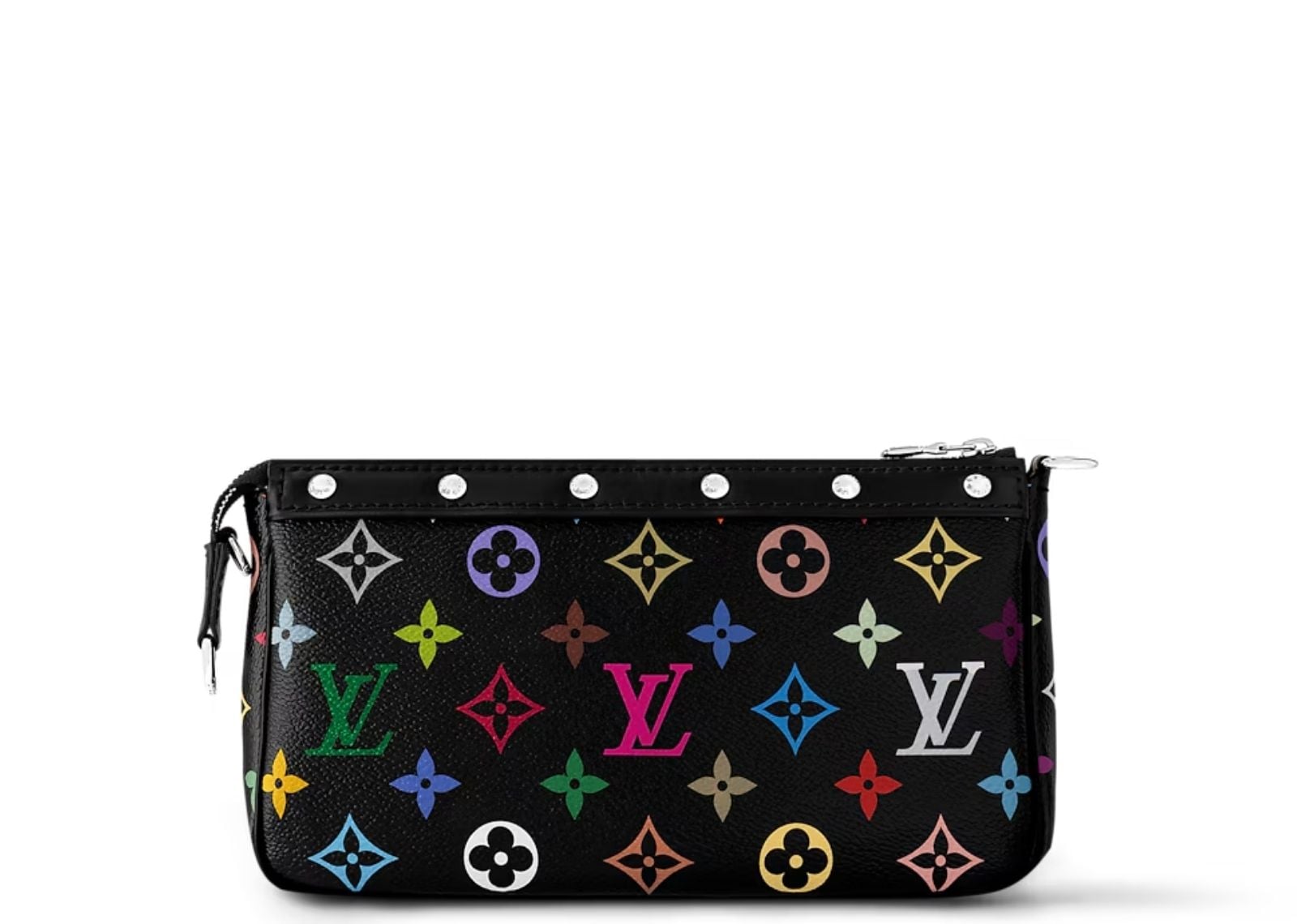 x Takashi Murakami Pochette Accessoires Black Multicolored