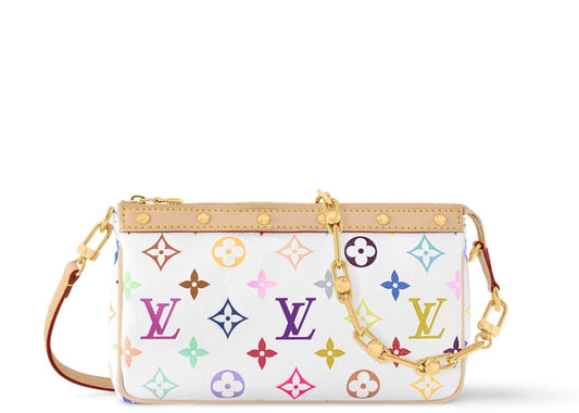 x Takashi Murakami Pochette Accessoires White Multicolored