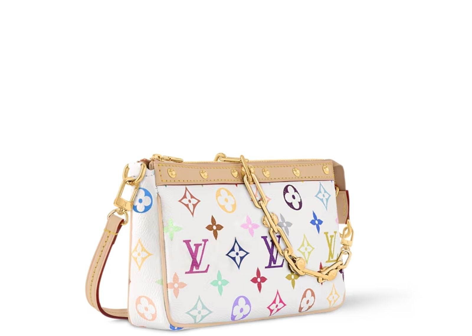 x Takashi Murakami Pochette Accessoires White Multicolored