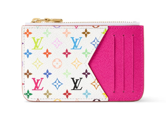 x Takashi Murakami Romy Card Holder Multicolor White