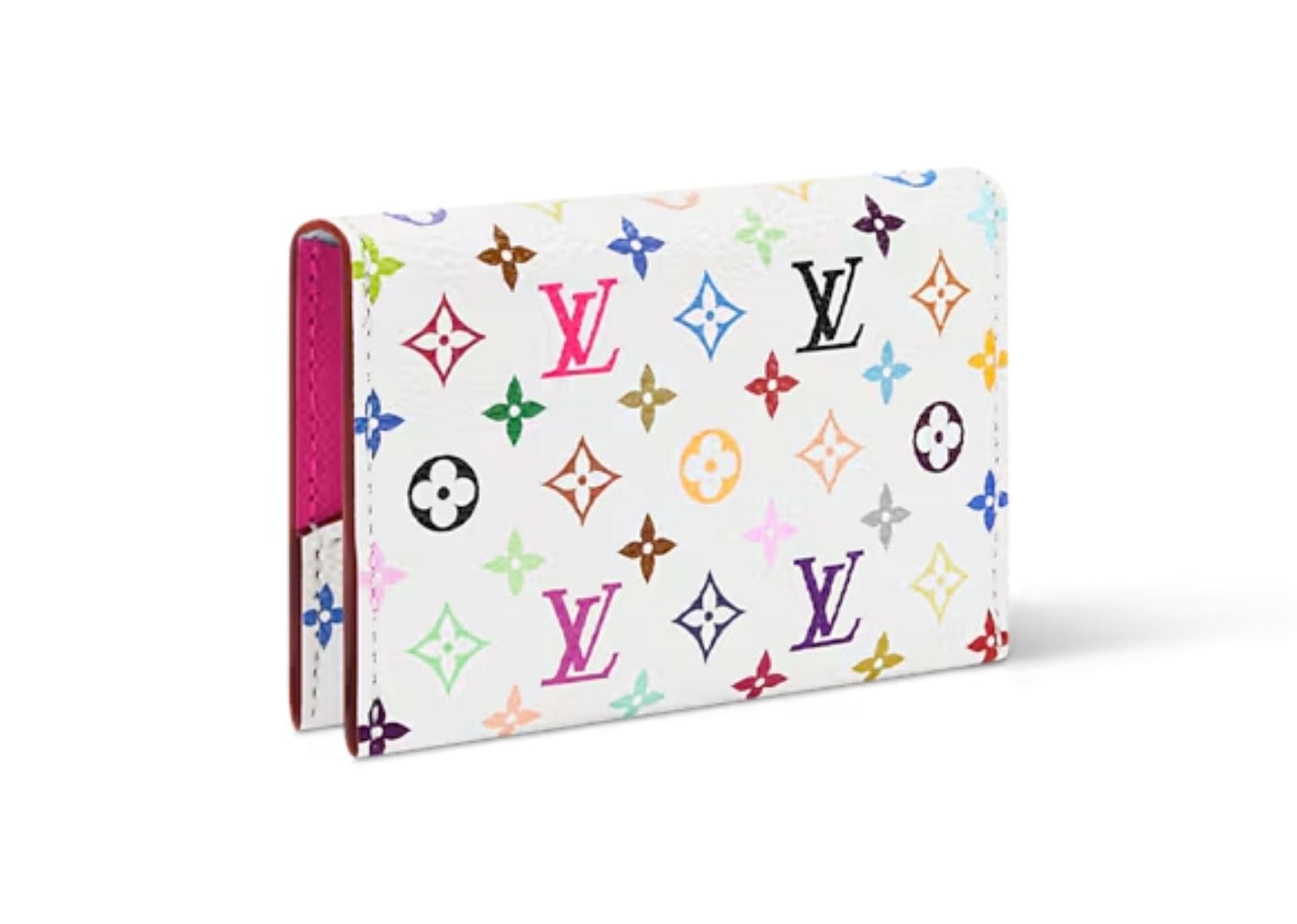 x Takashi Murakami Slim Card Holder Multicolor White