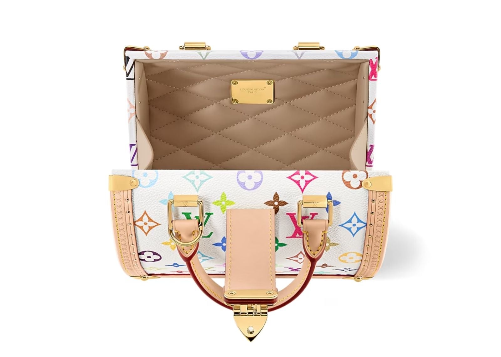 x Takashi Murakami Speedy Trunk 20 Multicolored
