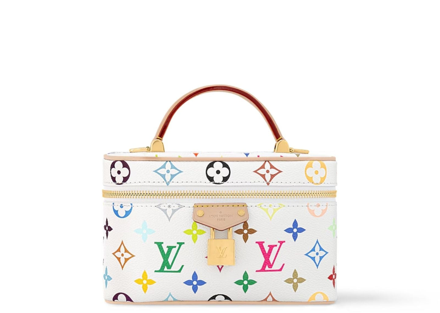 x Takashi Murakami Vanity Chain Pouch White Multicolored