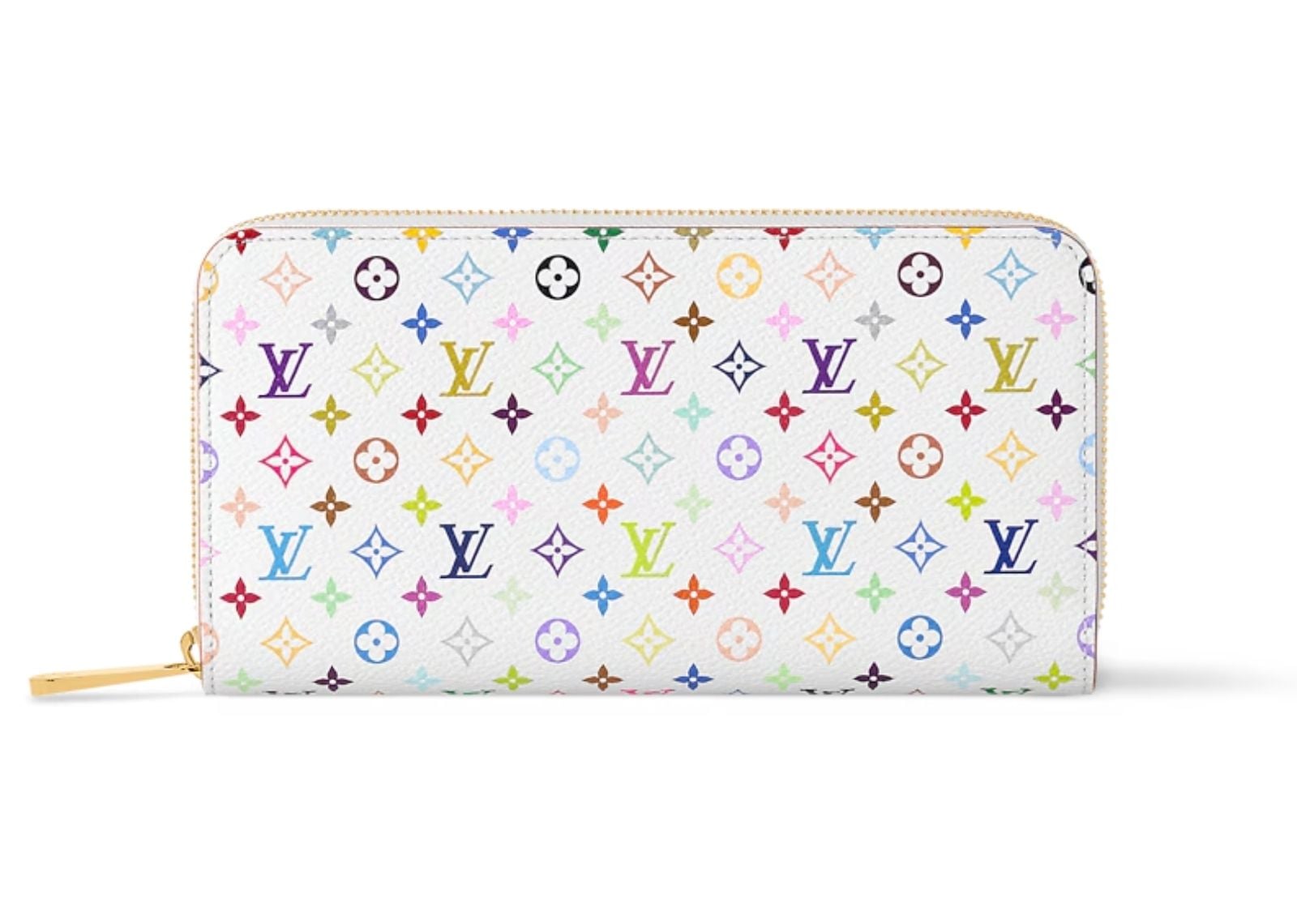 x Takashi Murakami Zippy Wallet White Multicolored