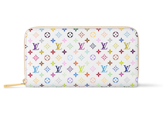 x Takashi Murakami Zippy Wallet White Multicolored