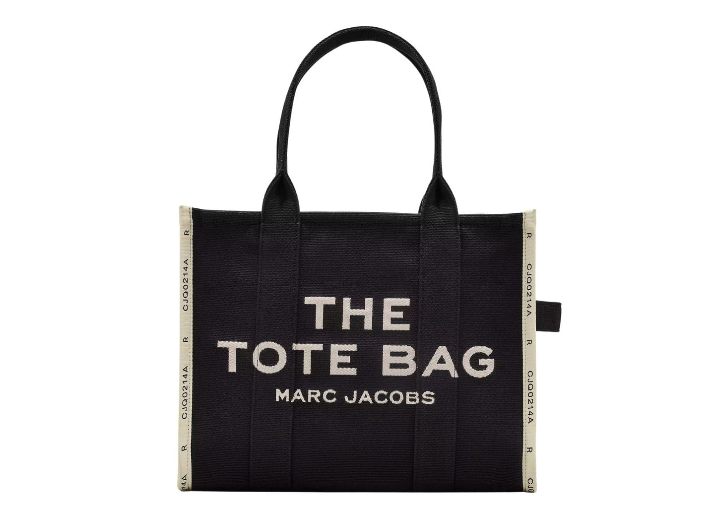 The Large Tote Bag Jacquard Black