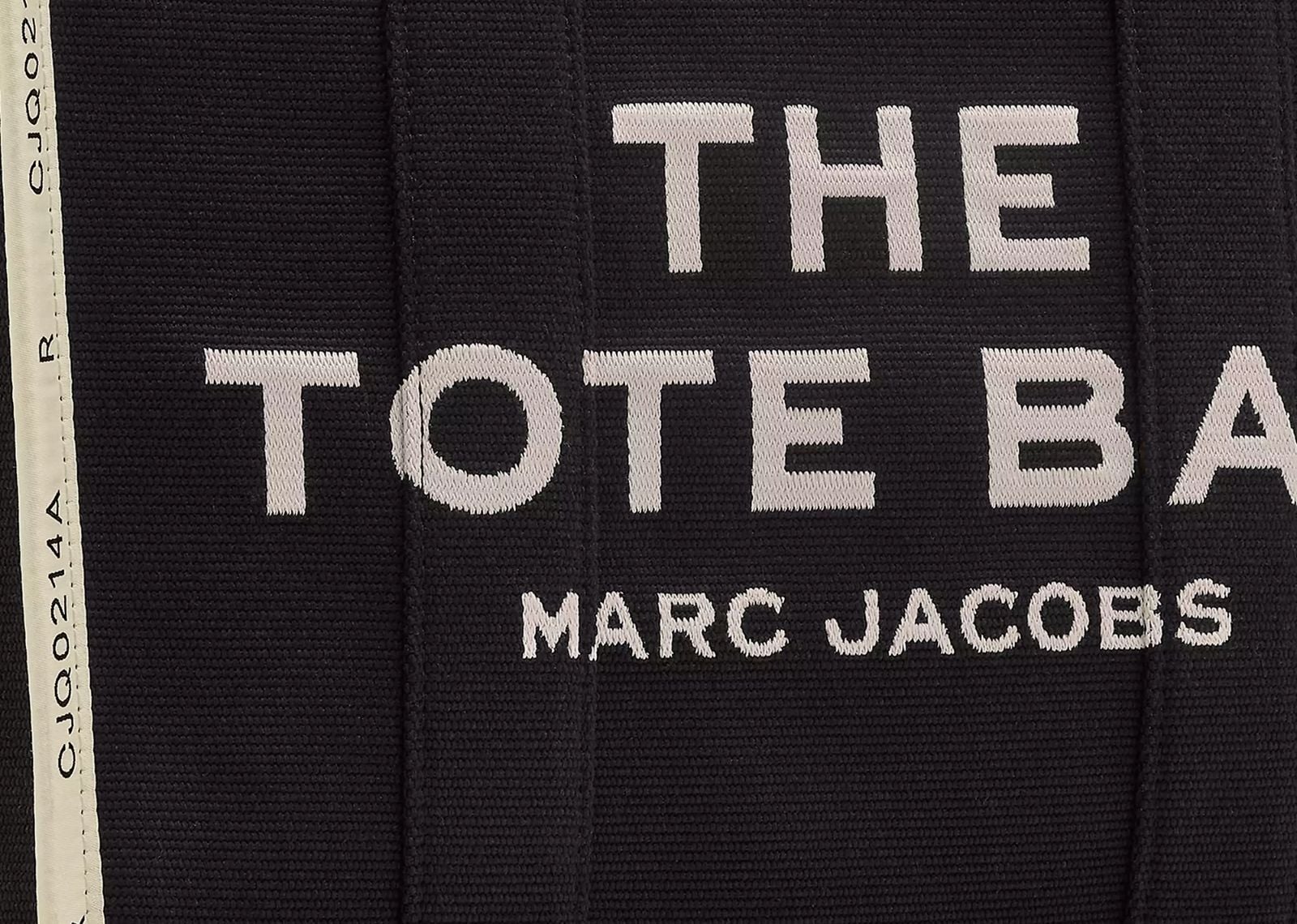 The Large Tote Bag Jacquard Black