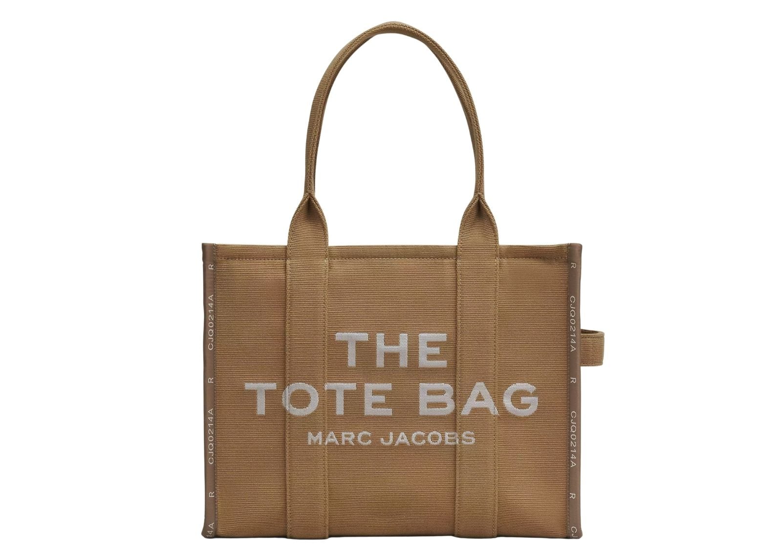 The Large Tote Bag Jacquard Camel
