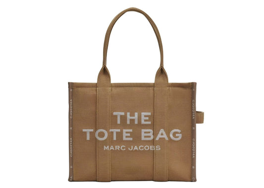 The Large Tote Bag Jacquard Camel